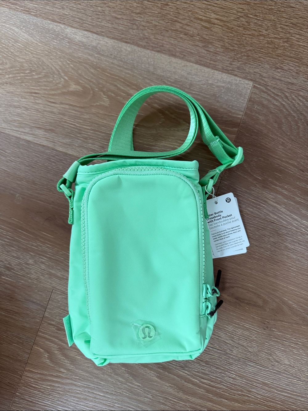 Lululemon Mint Green Water Bottle Crossbody Pouch